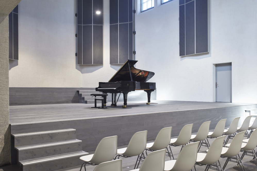 Musik- und Kulturzentrum Don Bosco - Paul Sacher Saal, Bühne